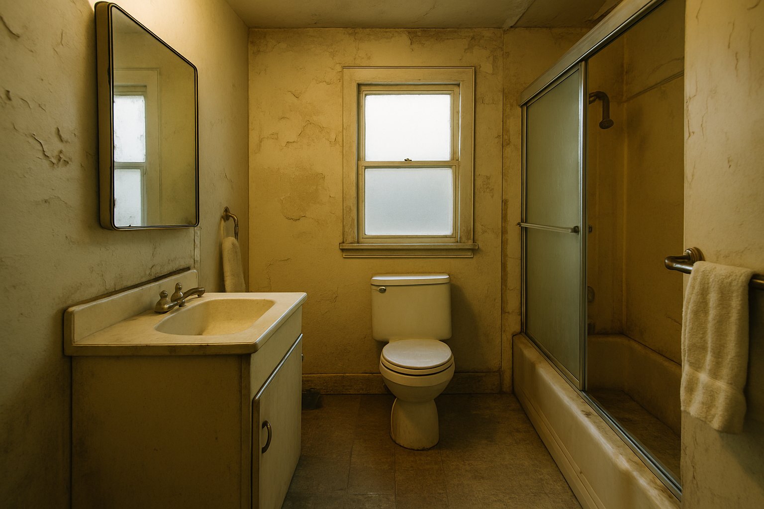 Baño — Antes (demo)